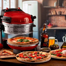 Load image into Gallery viewer, Ariete Pizza Oven 918, Pizza 4 Minutes, 5 Cooking Levels, Refractory Plate for Heating, Wooden Blades Included, Maximum Temperature 400°C, 1200W, White