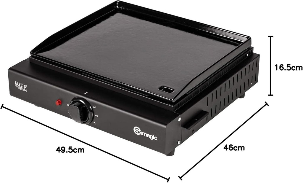 SOMAGIC - Plancha électrique Fonte Oliana