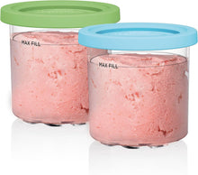 Load image into Gallery viewer, Ninja NC301 CREAMi Ice Cream Maker, for Gelato, Mix-ins, Milkshakes, Sorbet, Smoothie Bowls &amp; More, 7 One-Touch Programs, with (2) Pint Containers &amp; Lids, Compact Size, Perfect for Kids, Silver